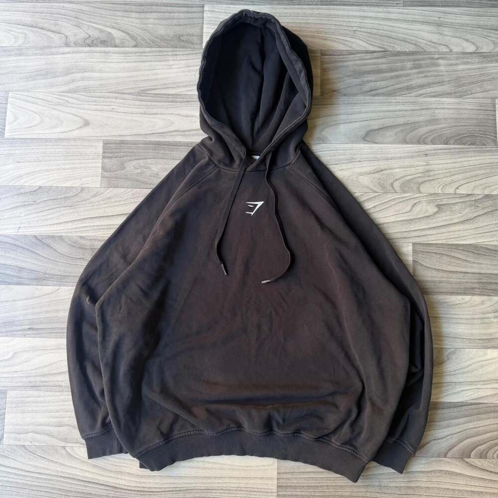 Gymshark Black Hoodie Pullover Sweatshirt Mens XS